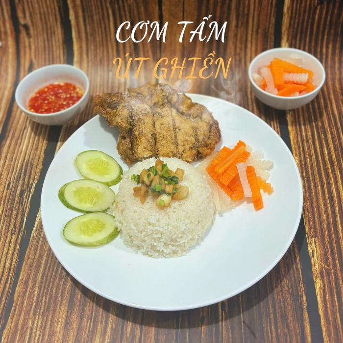 Cơm Tấm Sườn Nướng Than Hoa